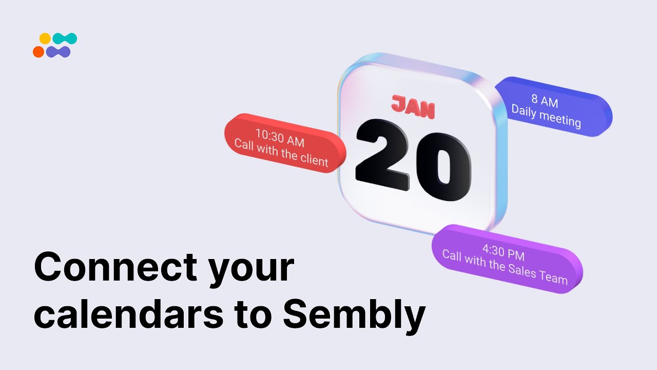 Connect Your Calendars to Sembly