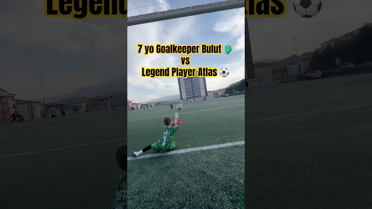 7-Year-Old Amazing Goalkeeper Bulut 🔥 🧤 - & Talented Striker Atlas ⚽️