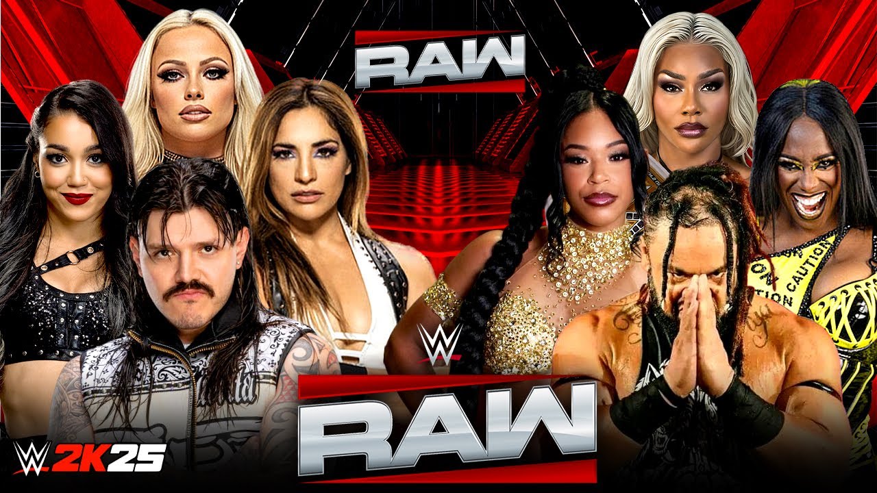 WWE Liv Morgan Roxanne Raquel Dominik vs Jacob Jade Cargill Bianca Belair Naomi Full Match 28-01-26