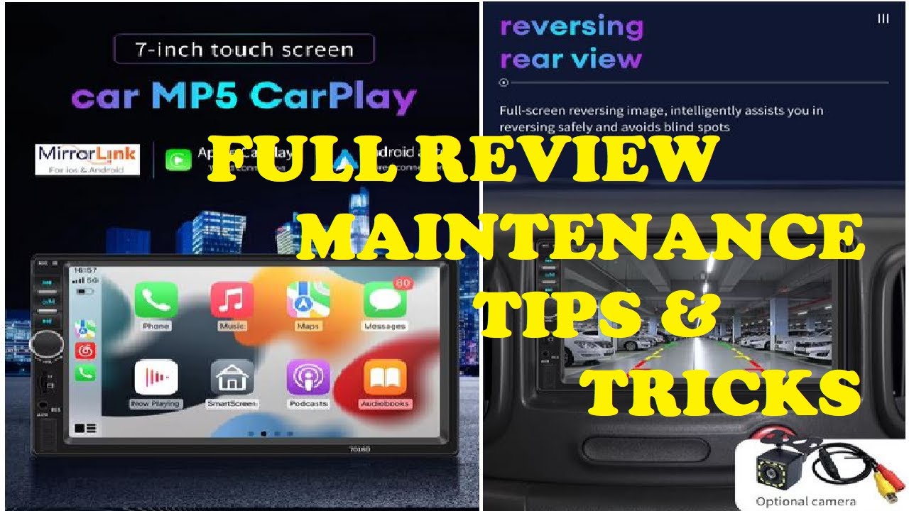 How to Wire a Low Cost Double-Din Head Unit with Back-Up Camera | 7018B | Installation & Setup Tips