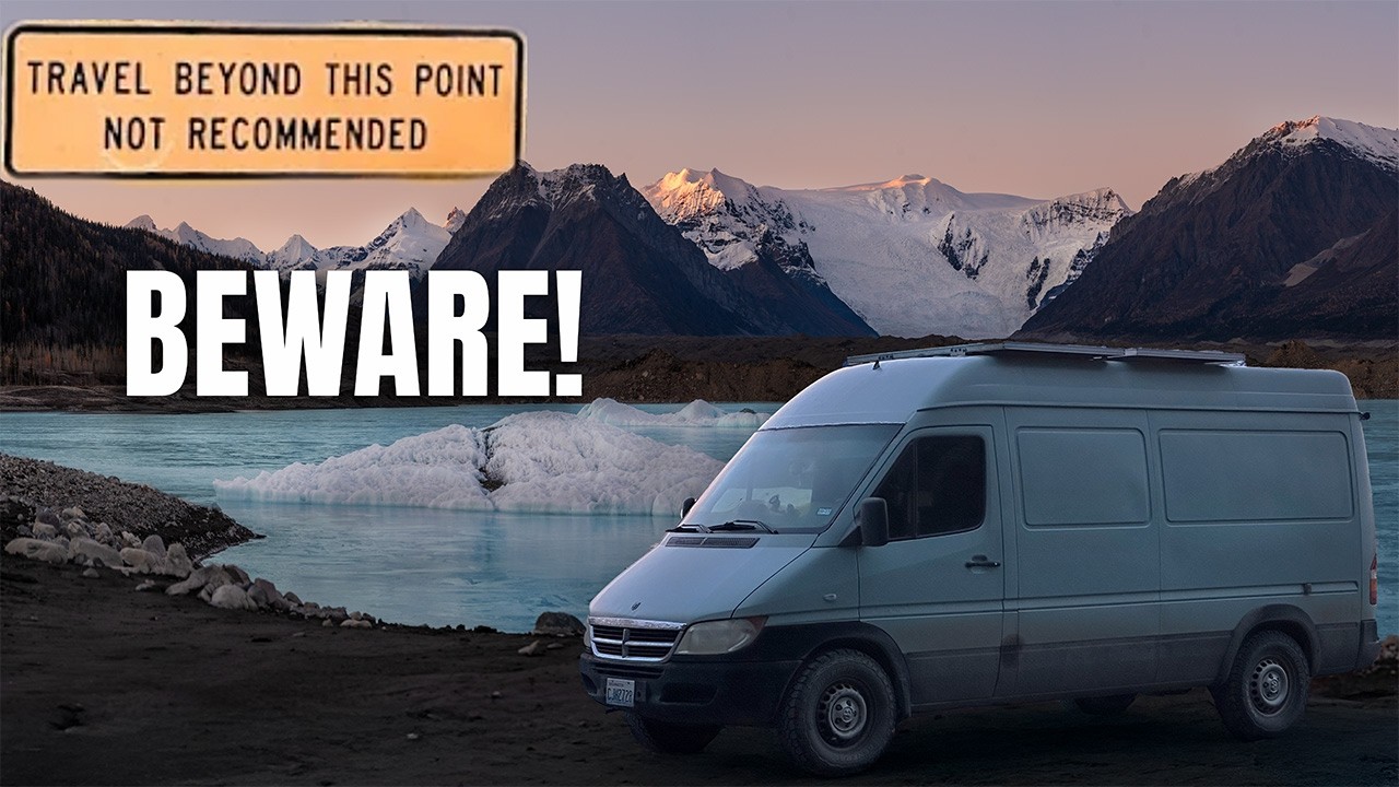 They Warned Us About This Road to Alaska’s Lost Ghost Town (van life on the McCarthy Road)