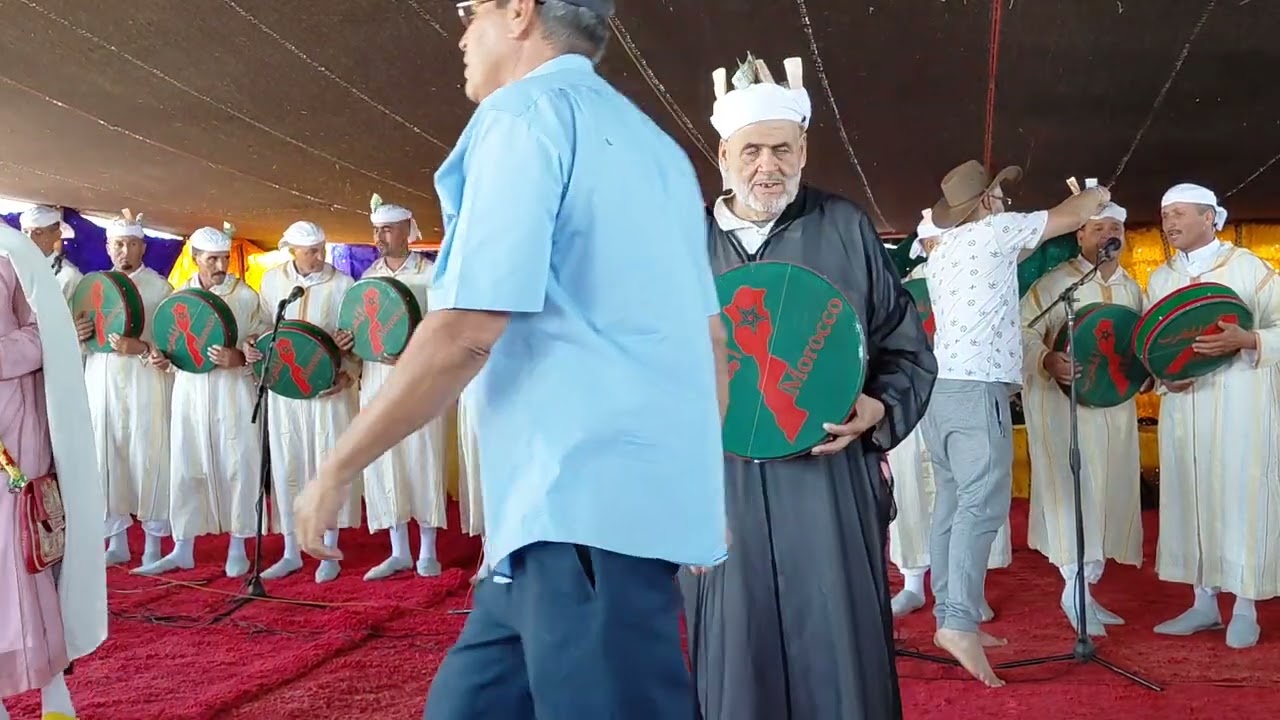أحيدوس آيت انظير الحاجب يُبهر جمهور مهرجان عين اللوح 🎶🔥 #أحيدوس #عين_اللوح