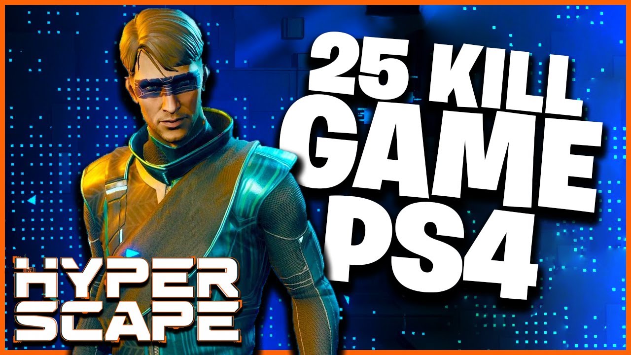 25 Kill Game in HYPER SCAPE on PS4! Full Gameplay! (CONSOLE KILL RECORD?)