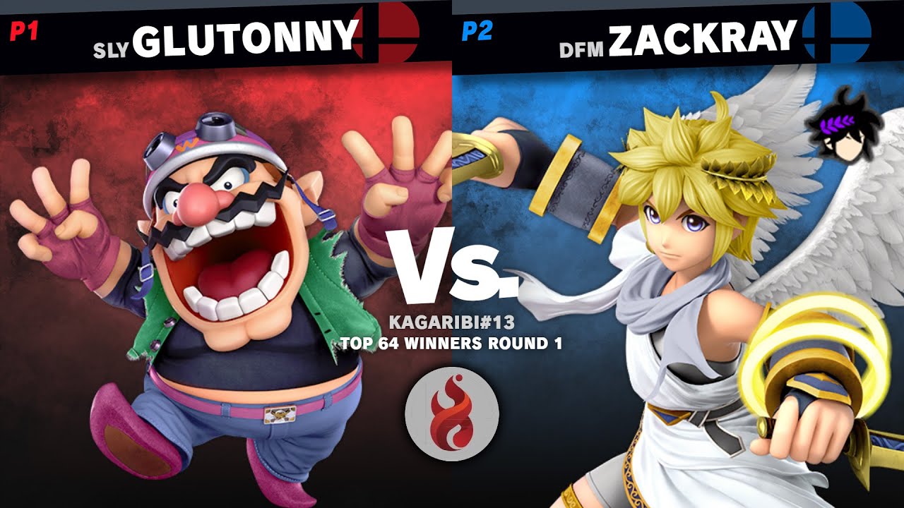 KAGARIBI#13 TOP 64 - Glutonny (Wario) VS zackray (Pit, Dark Pit) SSBU Tournament)
