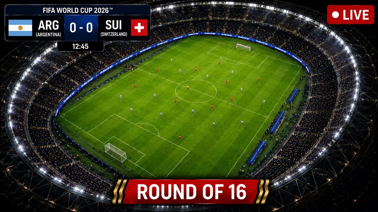 Argentina vs Switzerland LIVE | FIFA World Cup 2026 Quarterfinal LIVE | ARG vs SUI LIVE