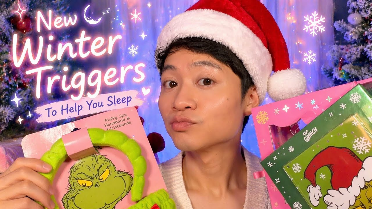 ASMR | New Winter-Theme Triggers to Help You Sleep ❄️ ✨