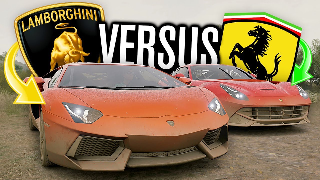LAMBORGHINI vs FERRARI?! | Forza Horizon 3