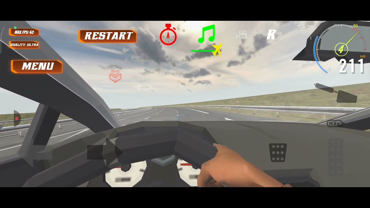 GT5 - Ferrari F430 SP1'08  - Top Speed Run