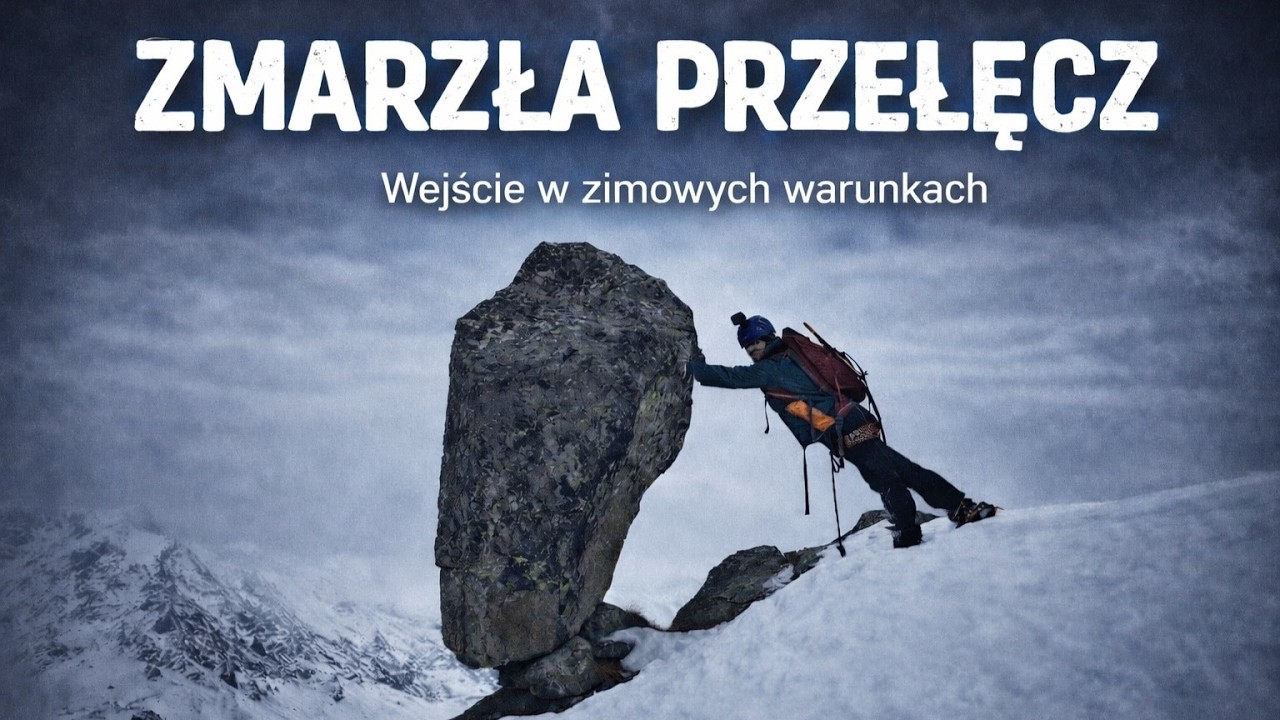 Zmarzła Przełęcz | Wejście pozaszlakowym wariantem w zimowych warunkach