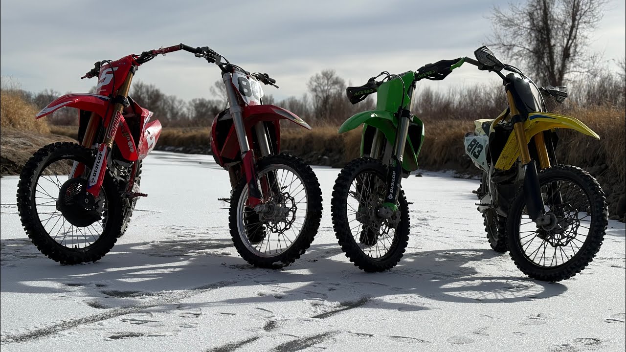 RIDING DIRTBIKES IN JANURARY IN IDAHO
