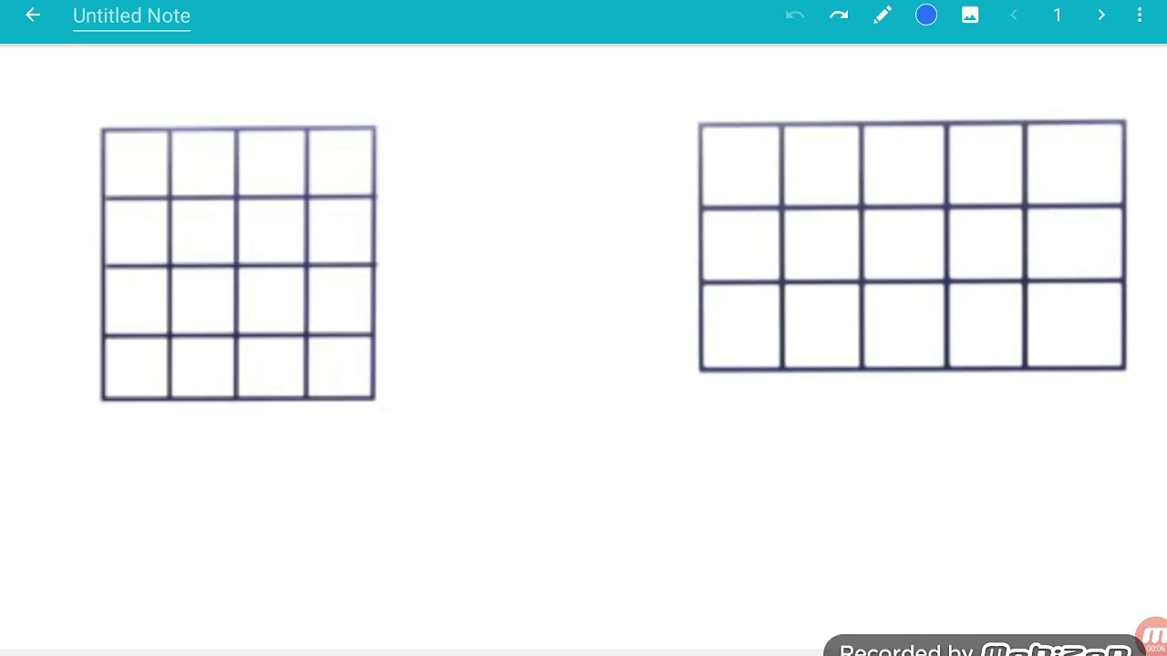 Məntiq dərsləri.Fiqurların sayılması (Düzbucaqlı)