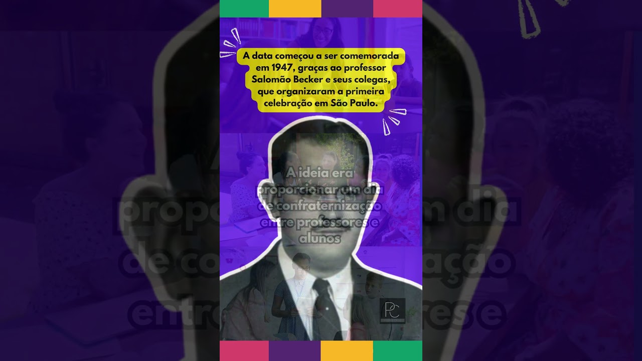 15  de Outubro - Dia dos professores #historia #15deoutubro #diadosprofessores