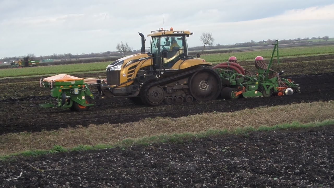 CAT 765E Challenger With Amazone Seed Drill