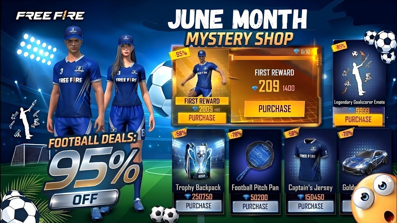 Football Mystery Shop 2026 | Next Mystery Shop Free Fire | New June Month Mystery Shop Kab Aayega