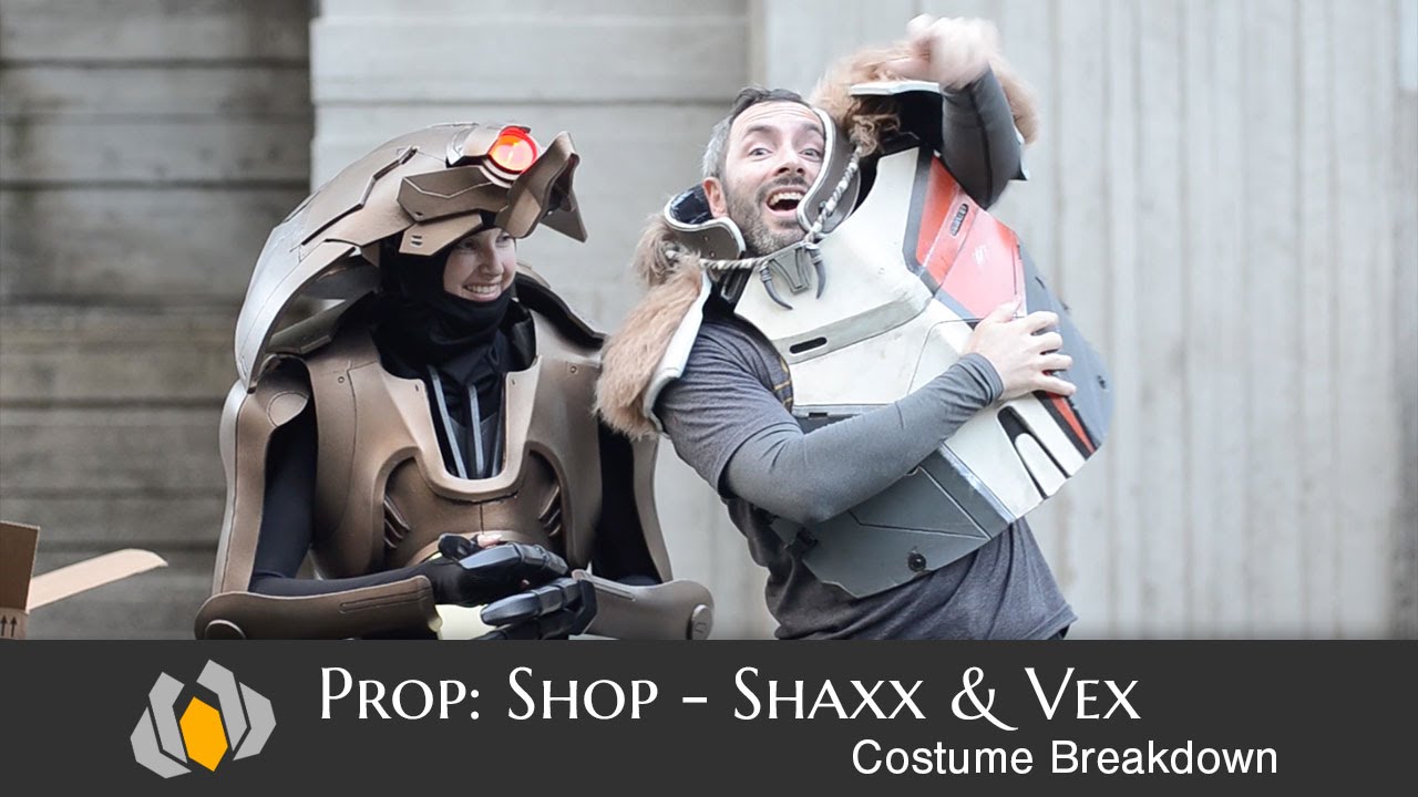 Prop: Shop - Shaxx and Vex Costume Breakdown