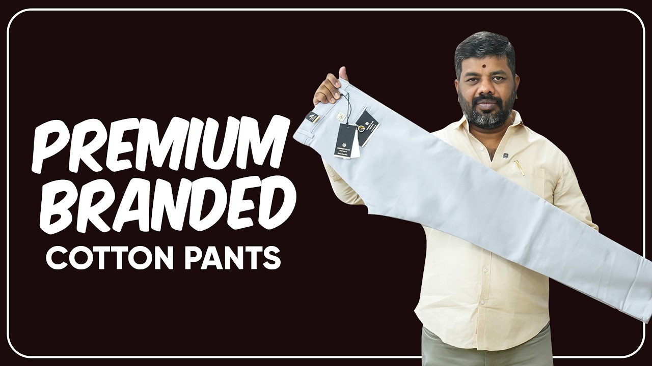 Top Stylish Cotton Pants for Men 😎 | Classy Casual Style | 1 Piece Courier | BSG Garments Hyderabad