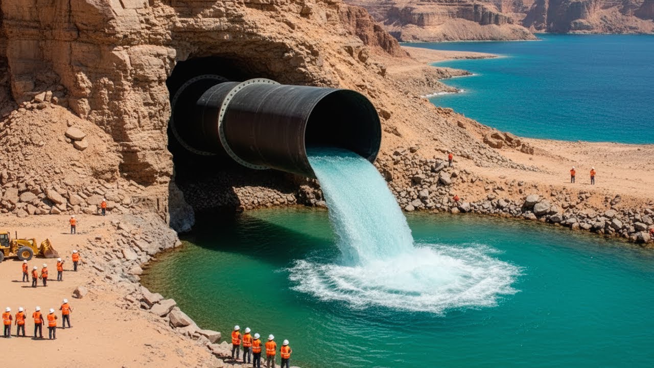 China Está Dividiendo el Desierto en Pedazos para que el Agua Pueda Caer Desde 4000 m y Crear un Mar