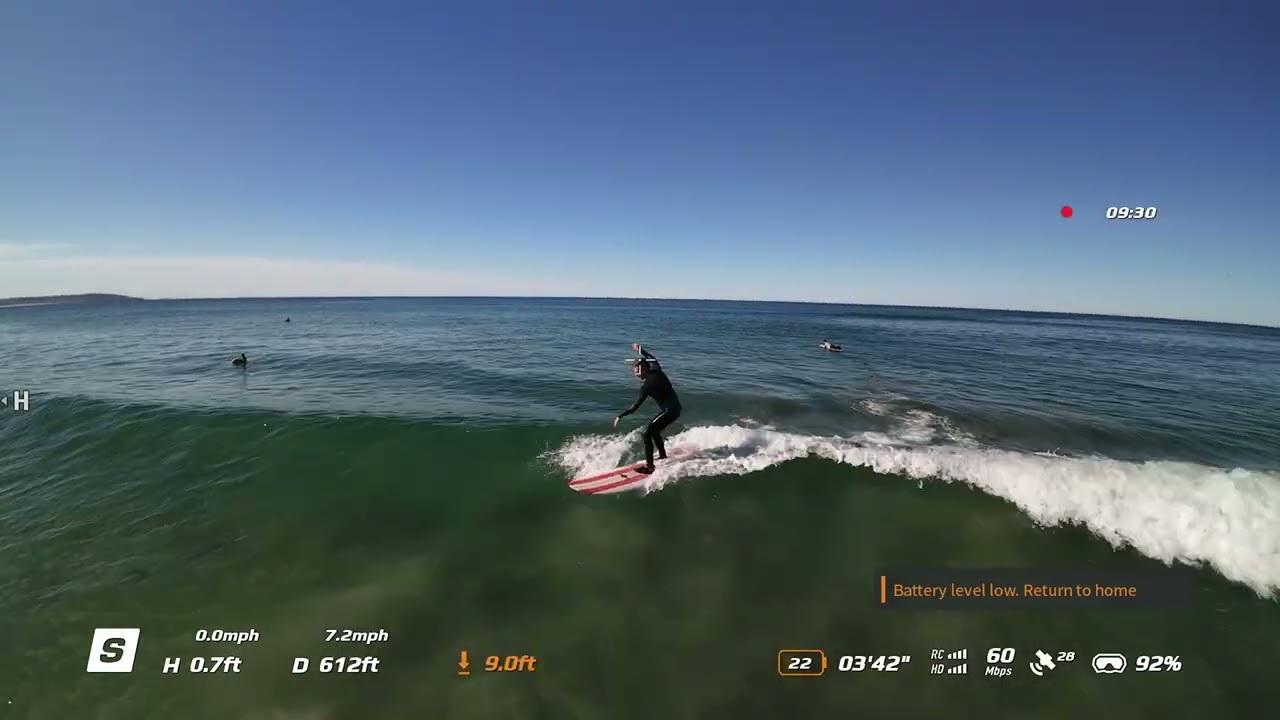 03/08/26 Dudes Eye Raw DJI Avata Goggles Telemetry Data Raw over Tourmaline Surf Park Pacific Beach