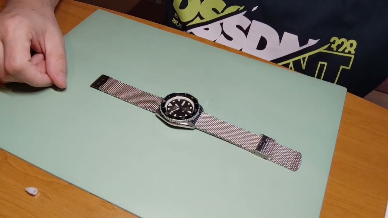 Seiko 4R36 - ułożenie sprężyny włosowej