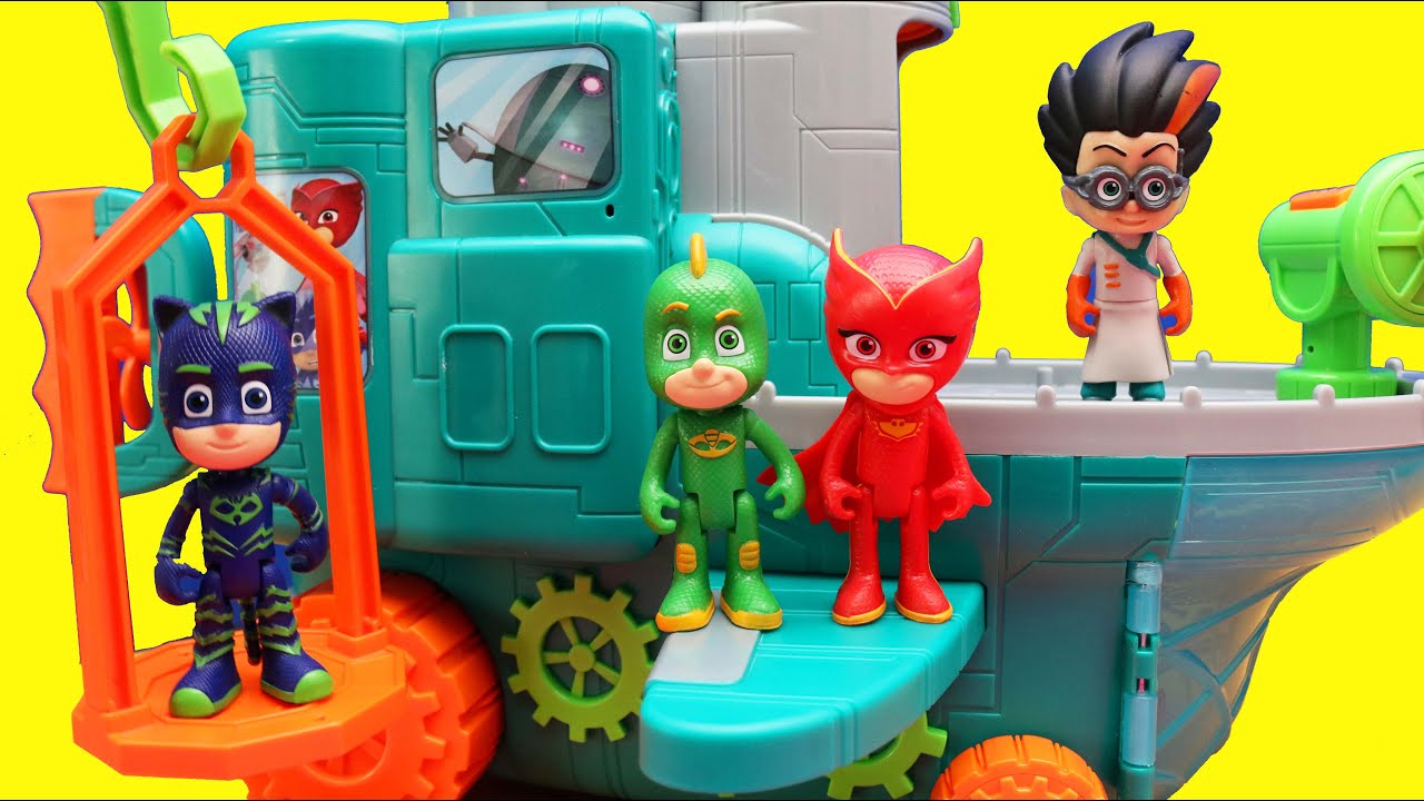 PJ MASKS Team Saves The Day | Spider-Ham Rescues Catboy | Creative Play Storytelling