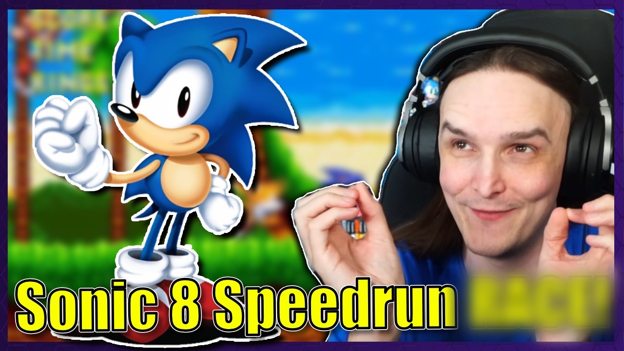 Saturday morning speedruns with a Sonic 8 No Major Glitches speedrun