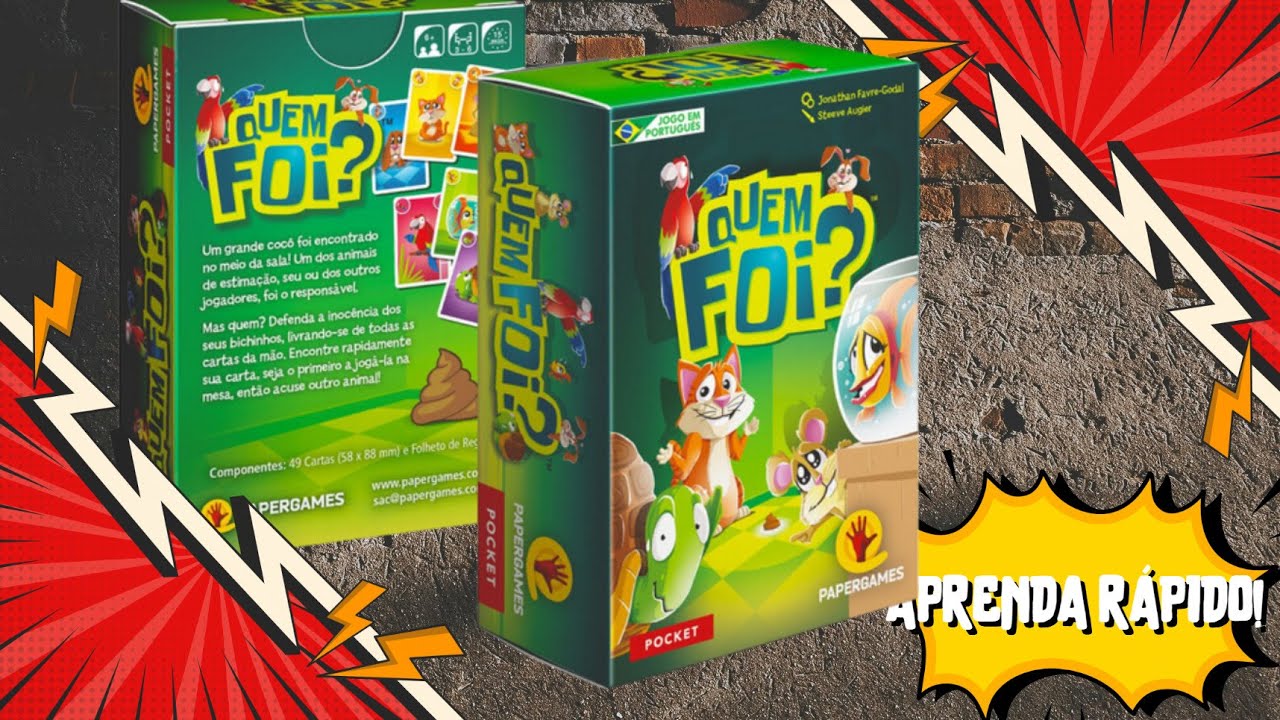 Aprenda Rápido - Quem foi? - PaperGames