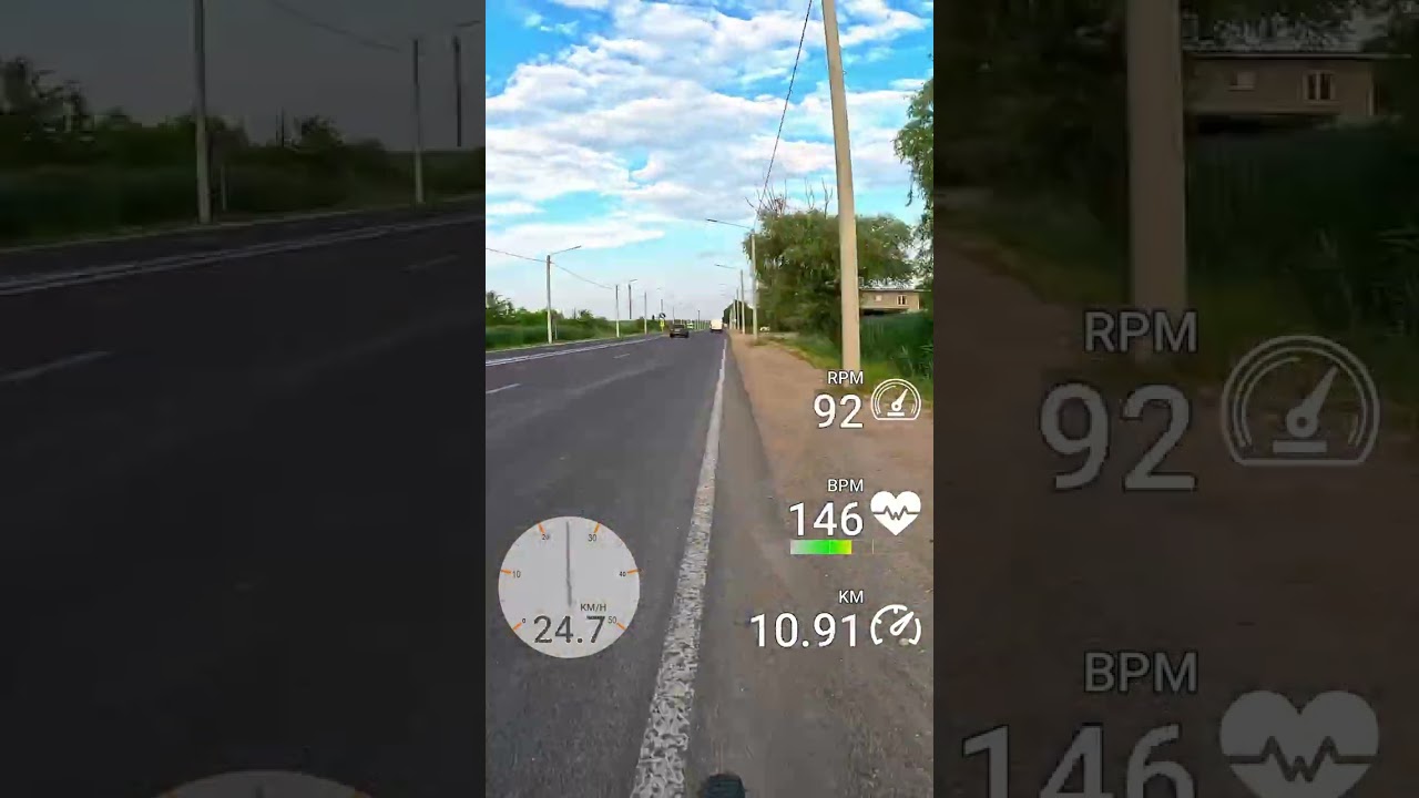 27 километров за 60 секунд на велосипеде - ТЕЛЕМЕТРИЯ #велосипед #вело #bicycle #shorts #short