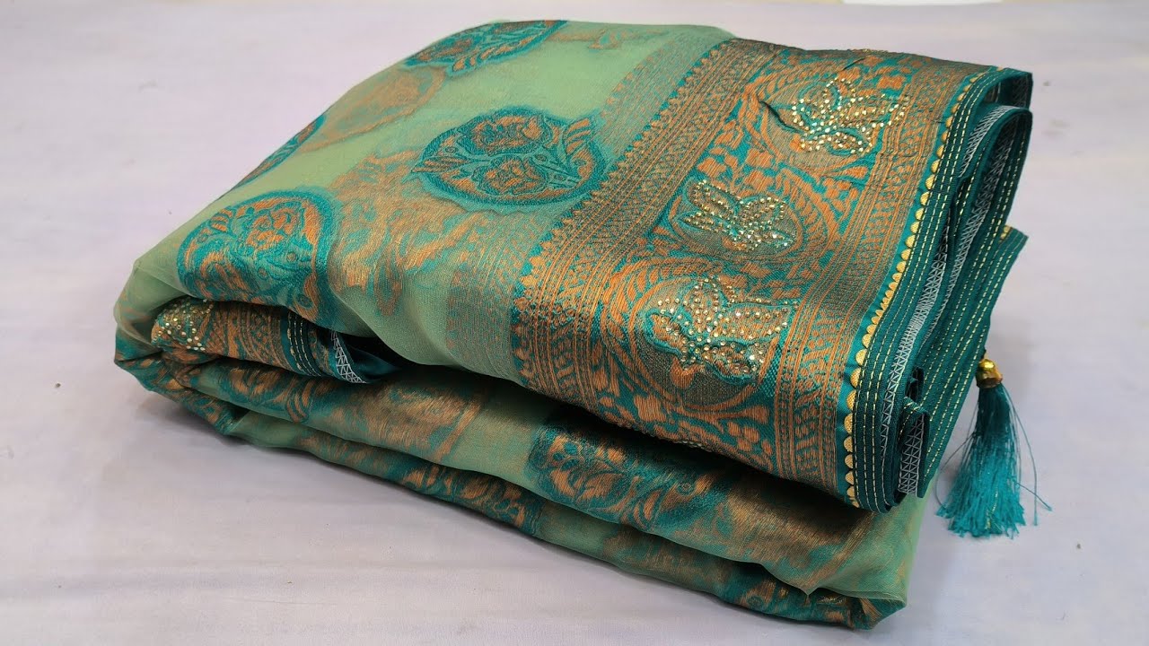#NEW TISSUE ORGANZA SAREE#Bandej Saree#dola silk saree#New Fancy Saree #Sadi