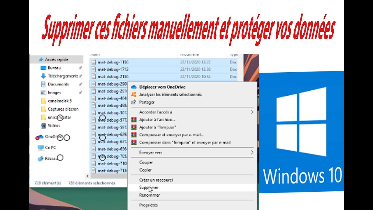 Comment rendre Windows 10 plus fluide ! et prot&eacute;ger vos donn&eacute;es donn&eacute;es personnelles.