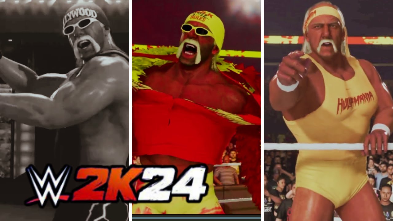 WWE 2K24 - ВСЕ 3 выхода Халка Хогана