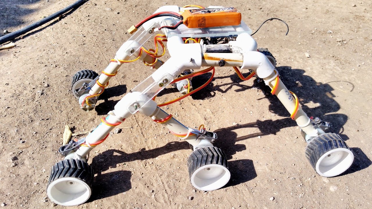 how to make a mars rover/Rocker bogie robot