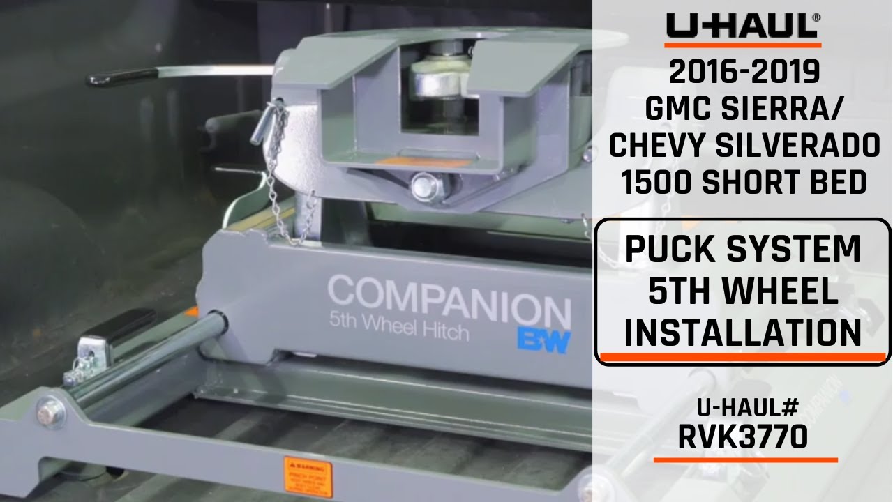 2016-2019 GMC Sierra/ Chevy Silverado | U-Haul B&W Companion OE Fifth Wheel HITCH Installation