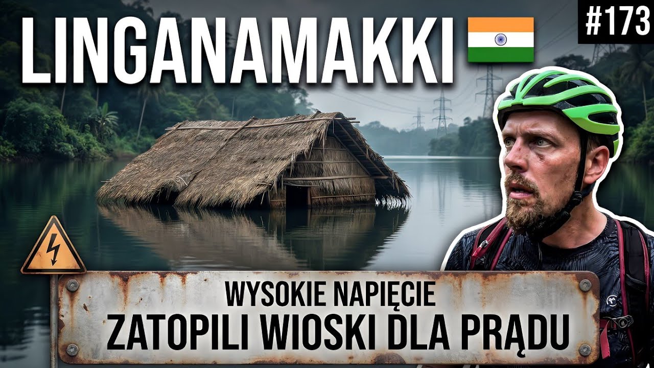 Linganamakki Reservoir + Zatopili wioski dla prądu