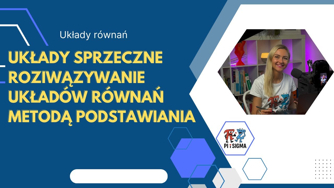 Układy sprzeczne.  Rozwiązywanie układów równań metodą podstawiania