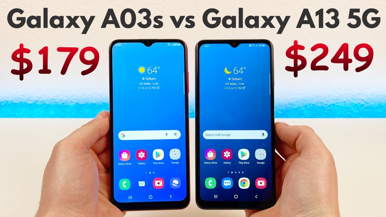 Samsung Galaxy A03s vs Samsung Galaxy A13 5G - Who Will Win?