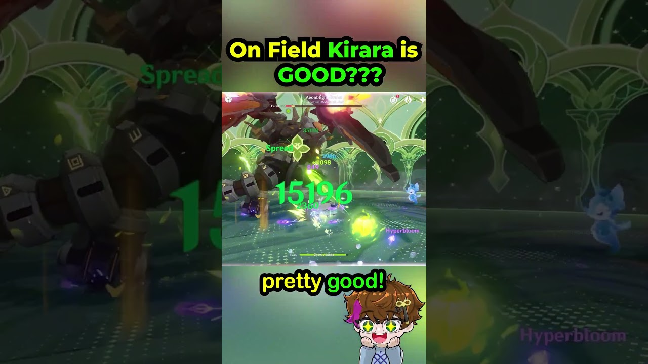Sub-DPS Kirara is Good? #genshinimpact #kirara #build #shorts