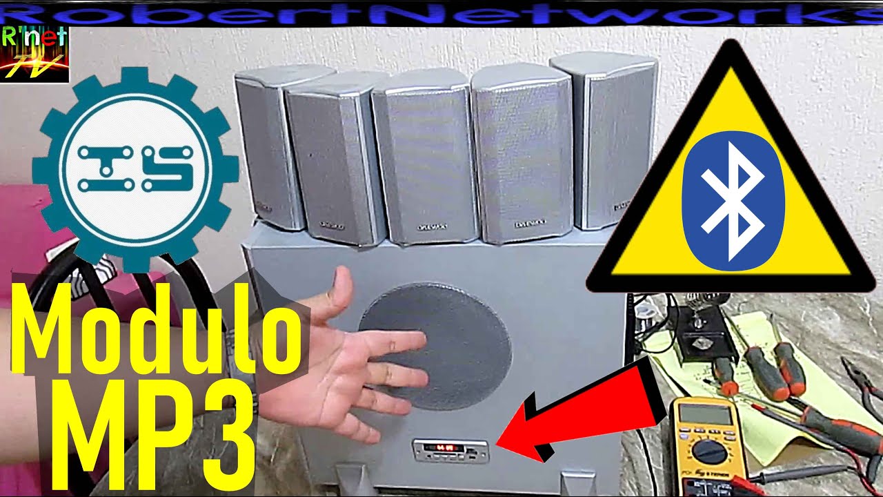 Como Adaptar Modulo MP3 y Bluetooth a Teatro En Casa de 5.1 Canales Con Diagrama - RobertNetworks