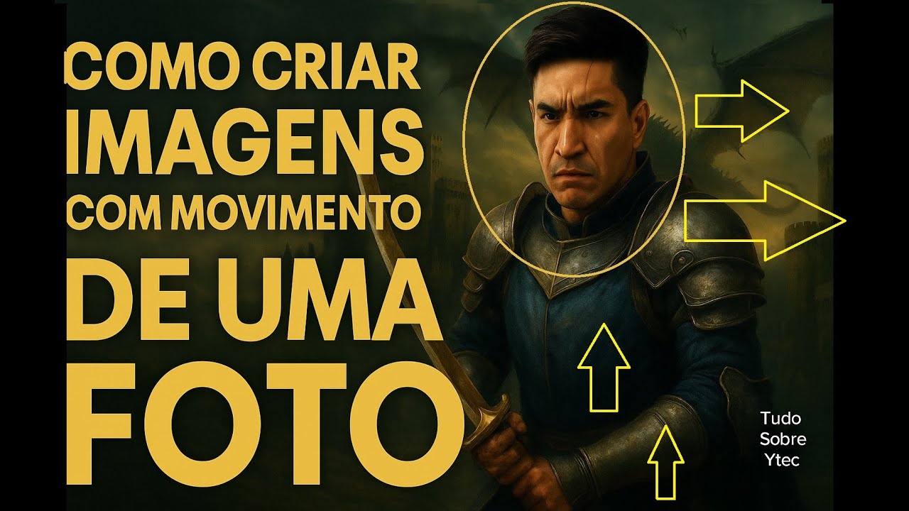 COMO CRIAR IMAGENS COM MOVIMENTO A PARTIR DE UMA FOTO | Crie Movimento e Uma Cena Completa