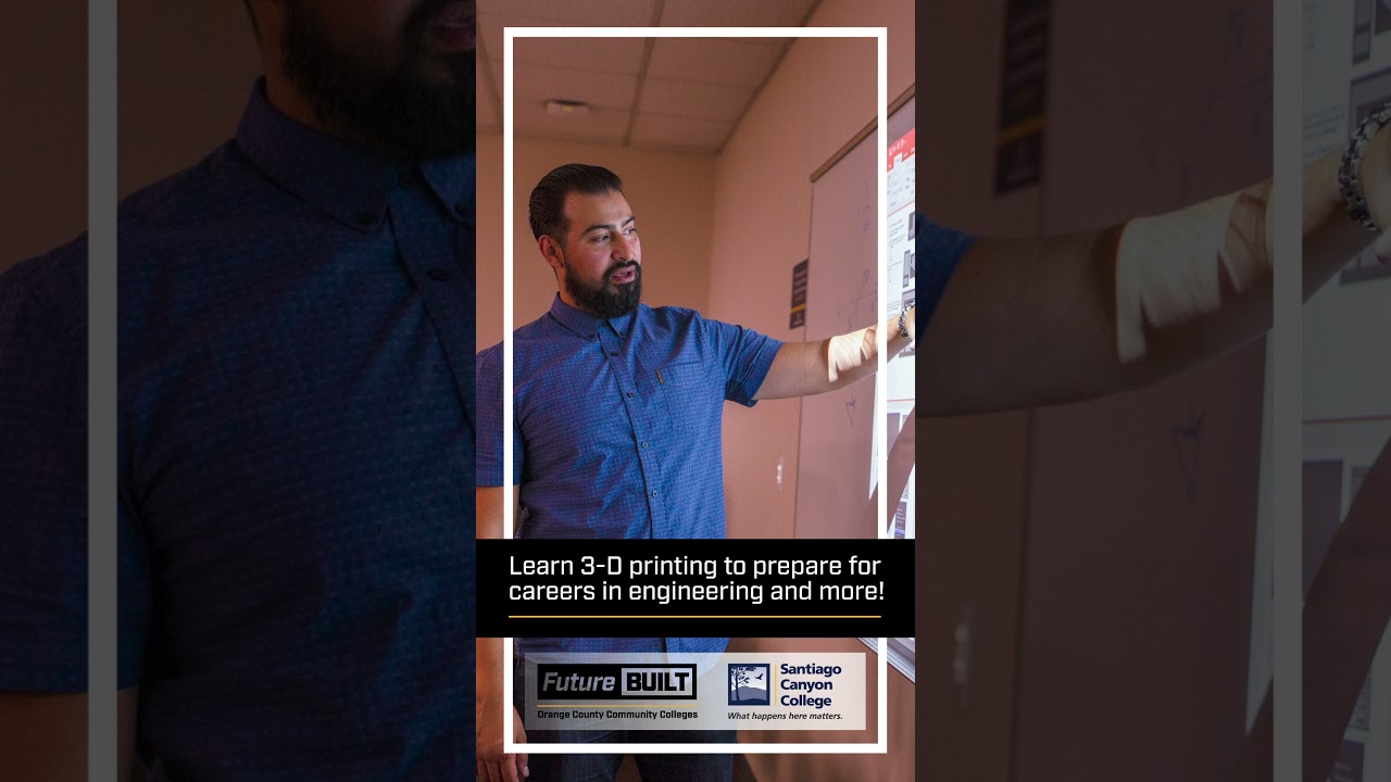 Learn 3D printing to prepare for a job in Manufacturing, Engineering and more!