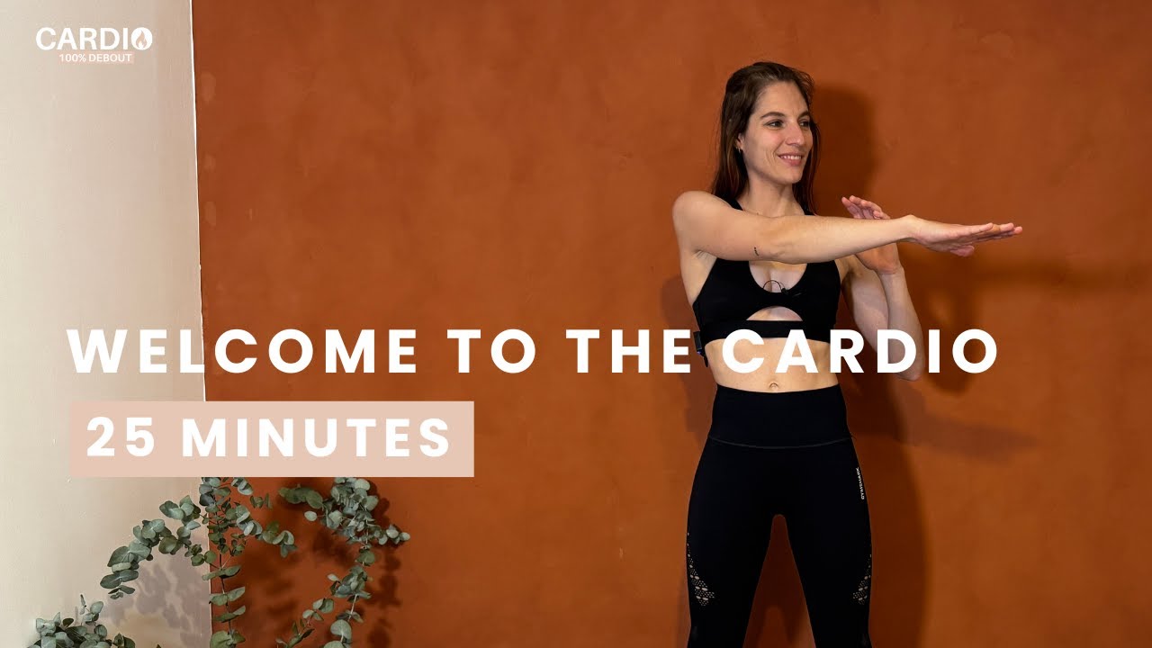 CARDIO DEBOUT 💥 sans SAUT & sans MATERIEL - brûle des calories en 20 minutes sans DOULEUR !