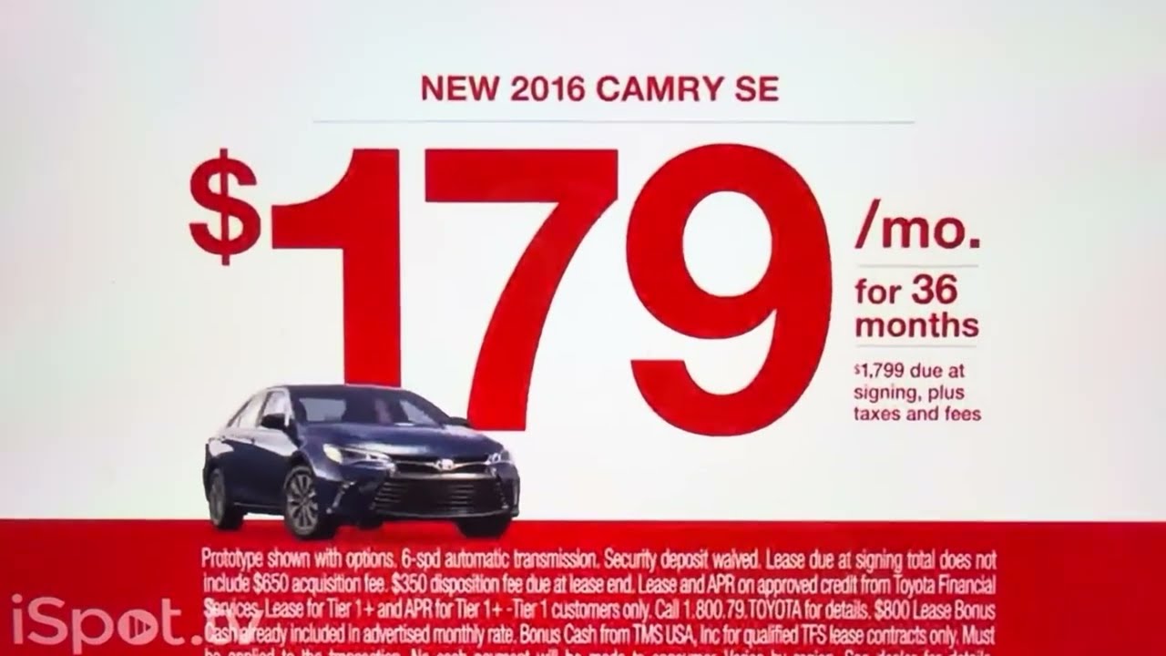 2016 Toyota camry tv spot Inner thoughts’ 