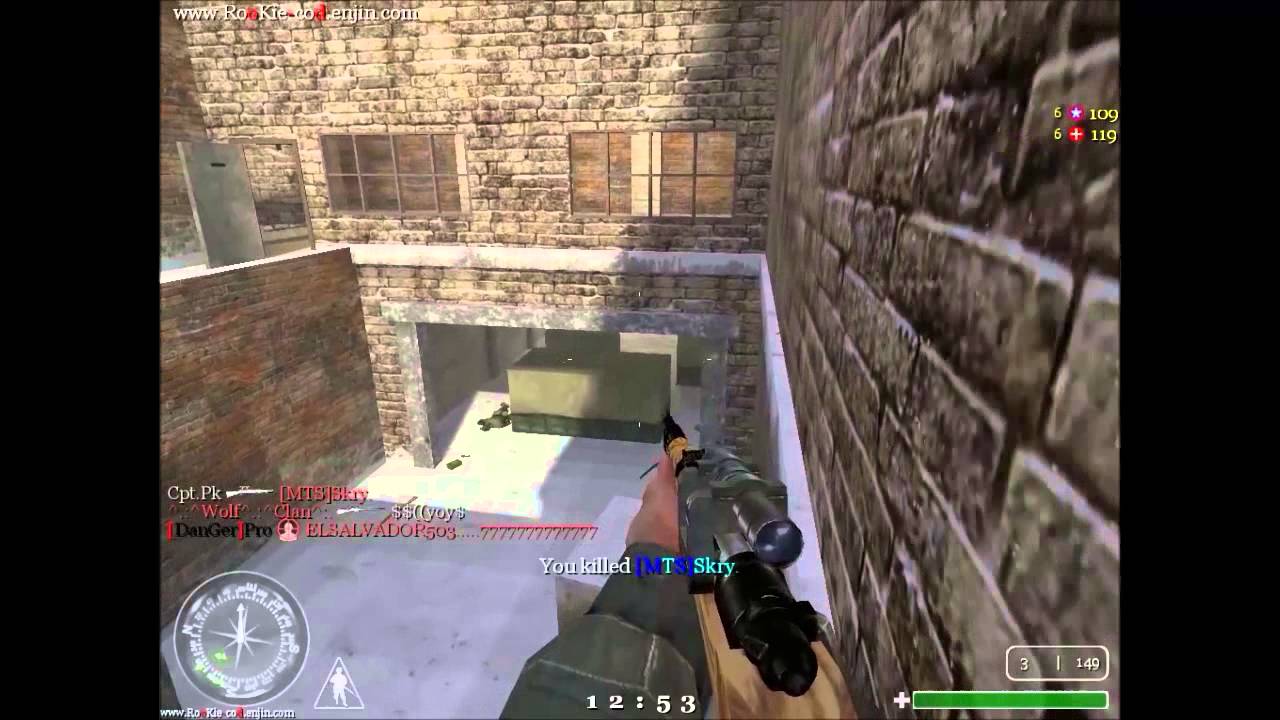 Call of Duty: Classic Multiplayer TDM #1 Harbor - Sniper Gameplay