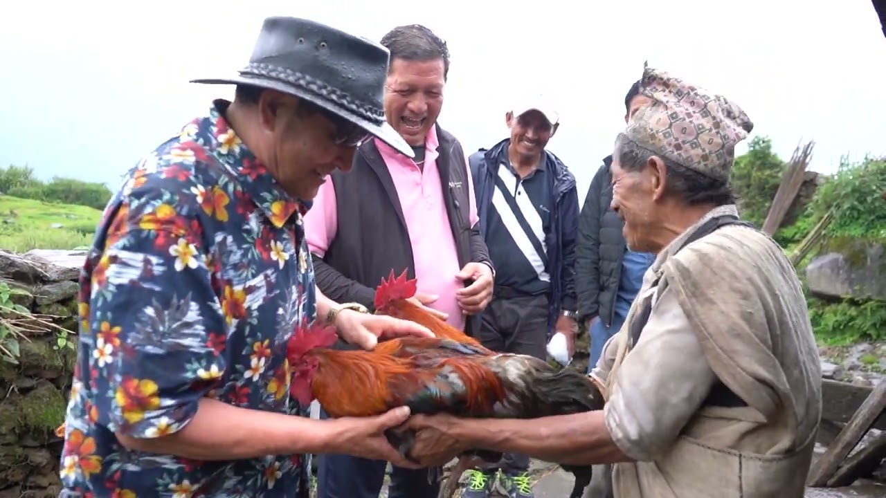 गोरे गुरूंगको सिक्लेशबाट प्रोह्लु गाऊ भ्रमण