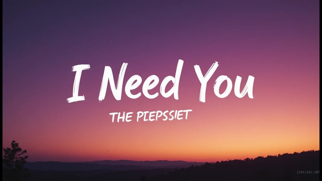 I Need You – Emotional Sad Pop Ballad 2026 | Heartbreak Lyrics Video