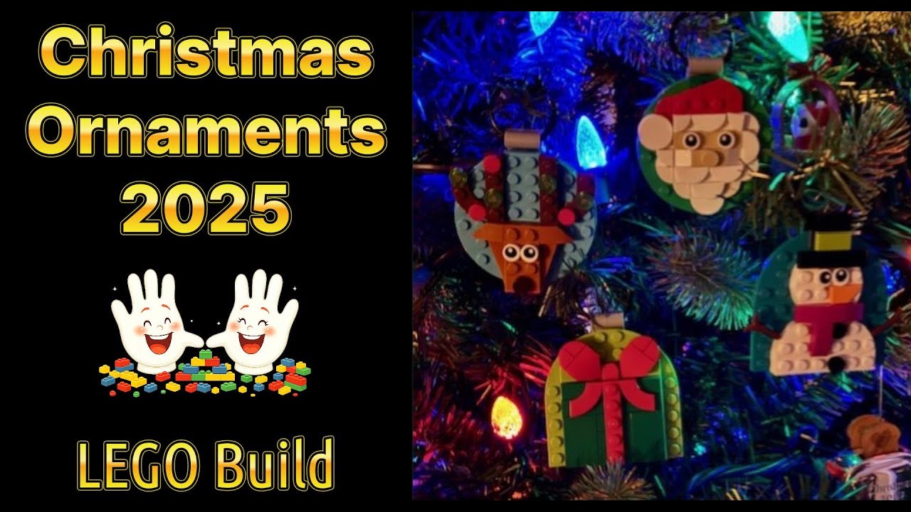 LEGO Christmas Ornaments - Happy Hands Builders