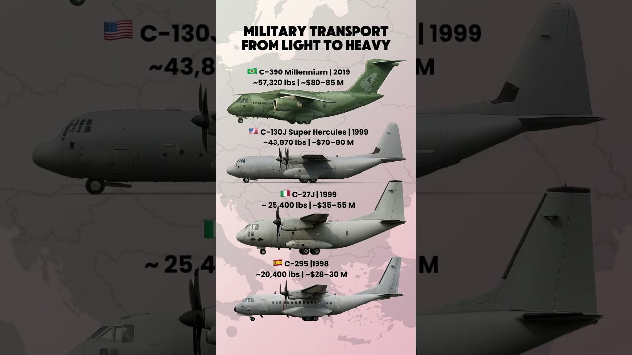 Light vs Heavy: Military Transport Plane Showdown