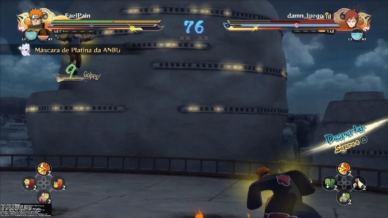 NARUTO SHIPPUDEN: Ultimate Ninja STORM 4: Pain vs Gaara do Deserto