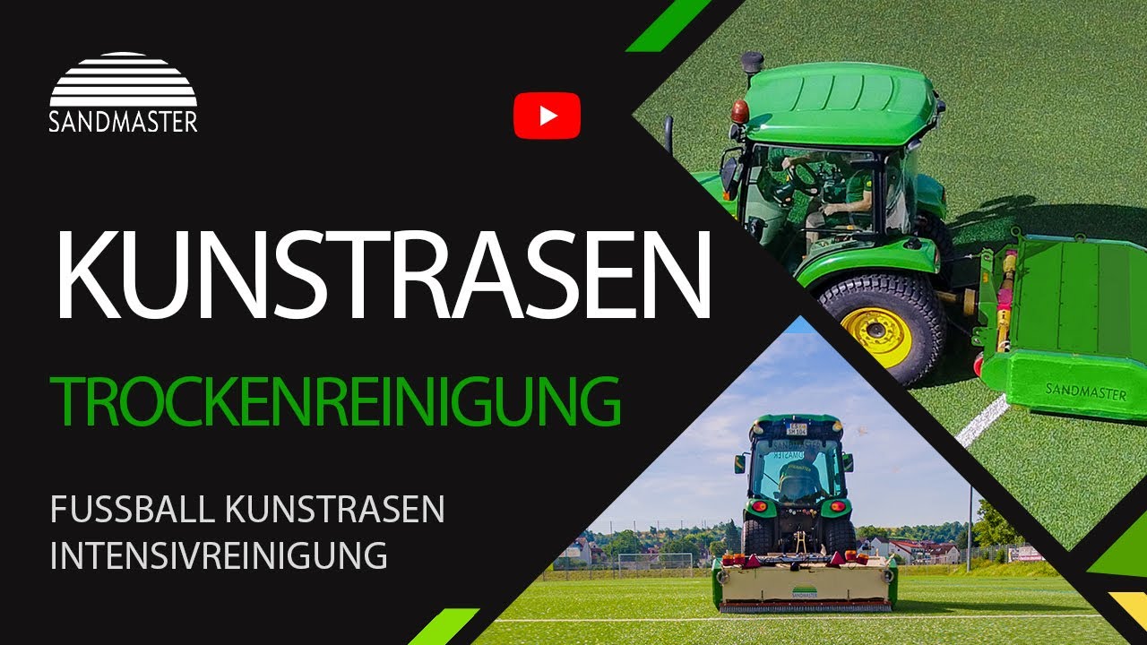 Kunstrasen Intensivreinigung Fussballplatz