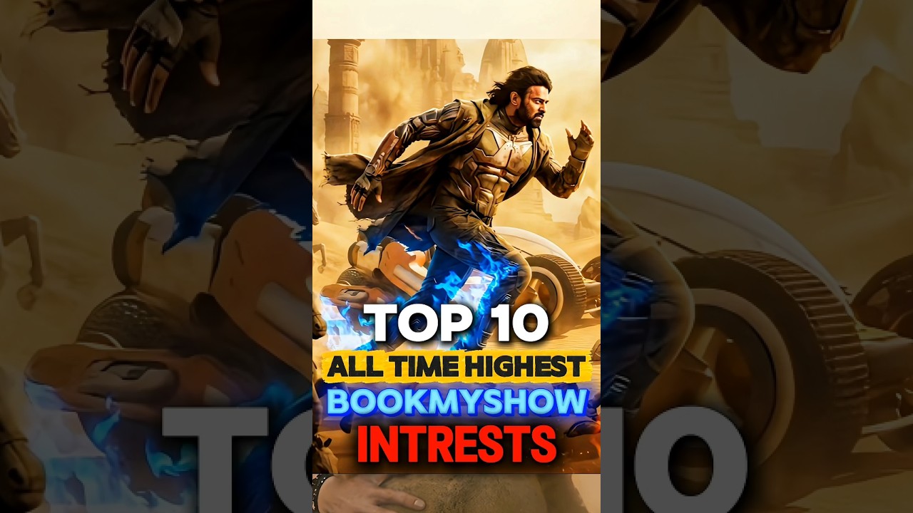 Top 10 All Time Highest Book My Show Intrests 🔥🤯 || 