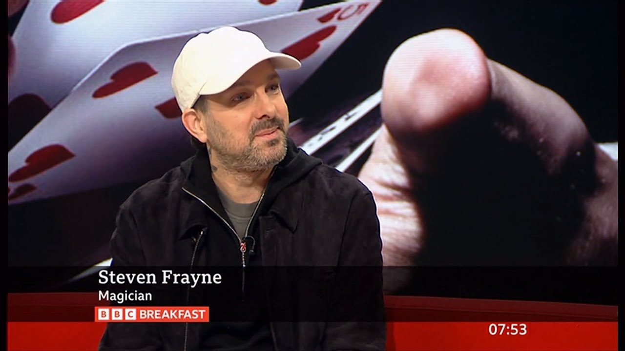 Steven Frayne (formerly Dynamo) interview and magic tricks (UK) 26/Feb/2025